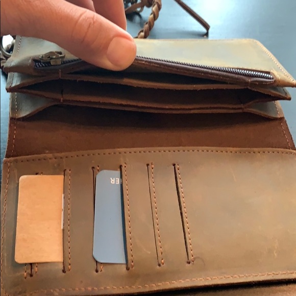 Leather Chain Wallet NEW - Picture 5 of 8